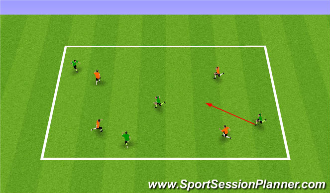 Football/Soccer Session Plan Drill (Colour): Ball Skills