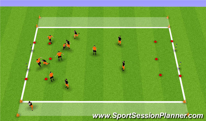 Football/Soccer Session Plan Drill (Colour): Screen 4