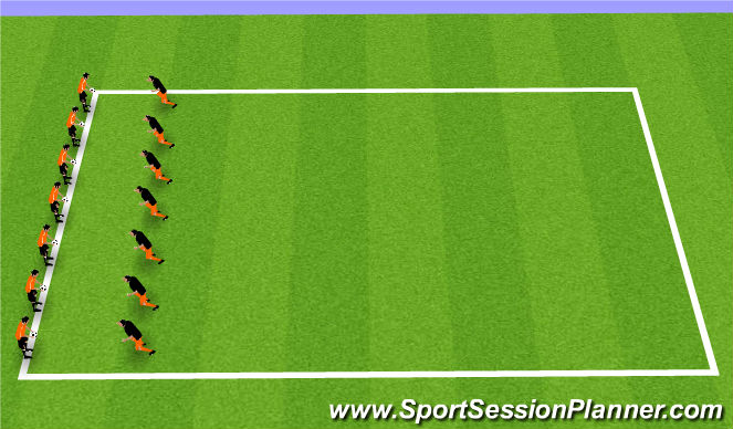 Football/Soccer Session Plan Drill (Colour): Screen 1