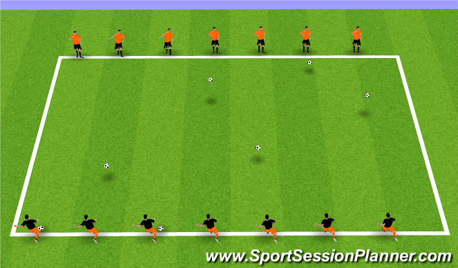 Football/Soccer Session Plan Drill (Colour): Screen 2