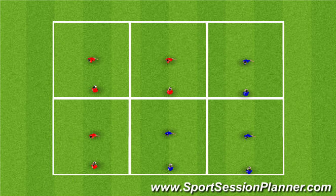 Football/Soccer Session Plan Drill (Colour): Technical