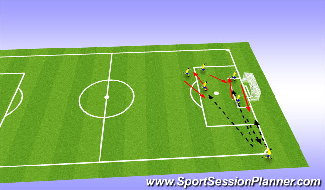 Football/Soccer Session Plan Drill (Colour): Screen 2