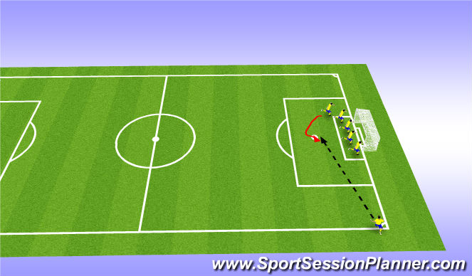 Football/Soccer Session Plan Drill (Colour): Screen 3