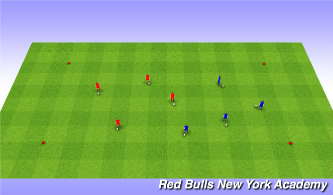 Football/Soccer Session Plan Drill (Colour): Juggling