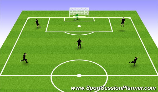 Football/Soccer Session Plan Drill (Colour): Animation 1