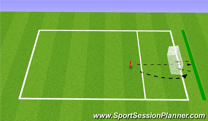 Football/Soccer Session Plan Drill (Colour): Soccer AM - Rebounder