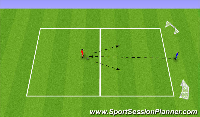 Football/Soccer Session Plan Drill (Colour): Soccer AM - Iniesta