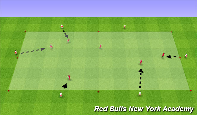 Football/Soccer Session Plan Drill (Colour): Skill Development