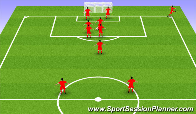 Football/Soccer Session Plan Drill (Colour): Screen 1