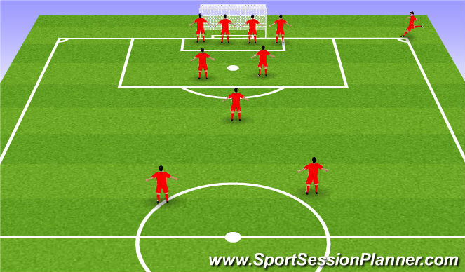 Football/Soccer Session Plan Drill (Colour): Screen 2