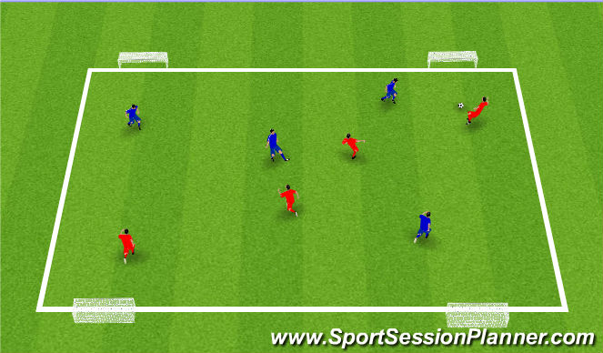 Football/Soccer Session Plan Drill (Colour): Screen 1