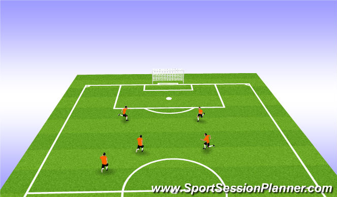 Football/Soccer Session Plan Drill (Colour): Ball Skills