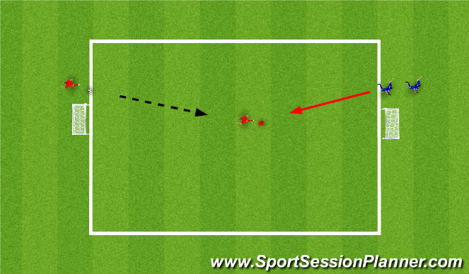 Football/Soccer Session Plan Drill (Colour): Screen 1