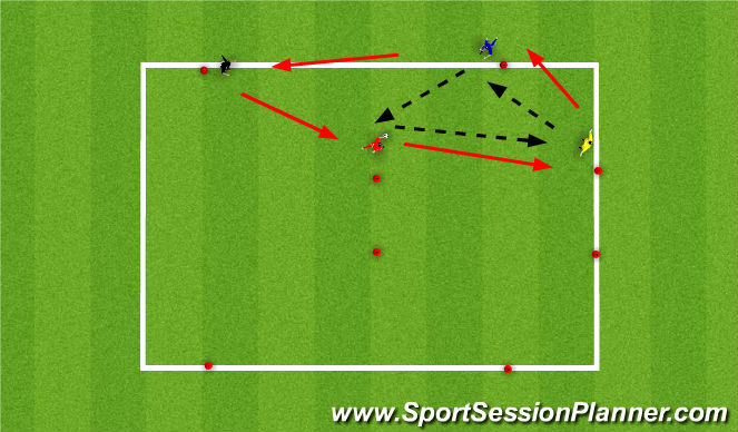 Football/Soccer Session Plan Drill (Colour): Screen 3