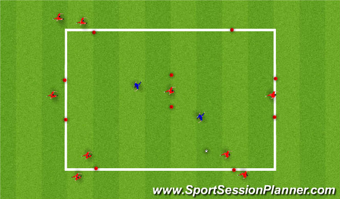 Football/Soccer Session Plan Drill (Colour): Screen 4