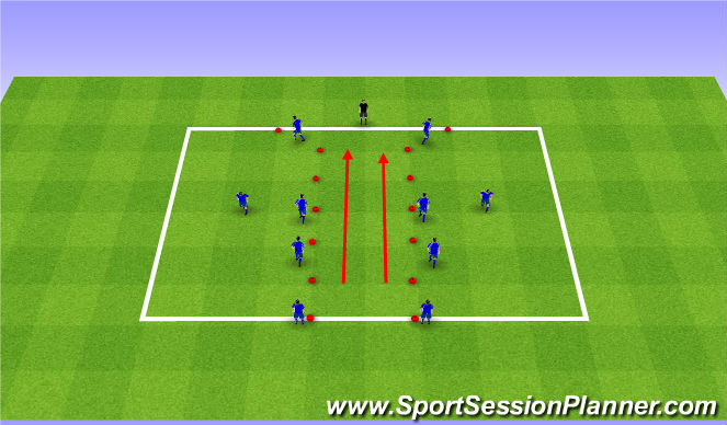 Football/Soccer Session Plan Drill (Colour): Part 1