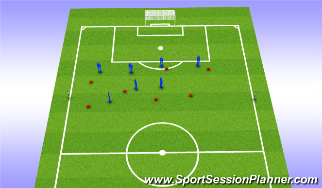 Football/Soccer Session Plan Drill (Colour): Screen 4