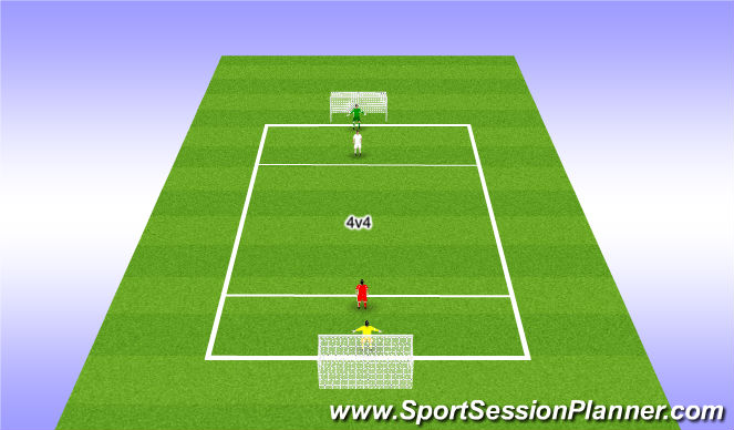 Football/Soccer Session Plan Drill (Colour): Skill Development