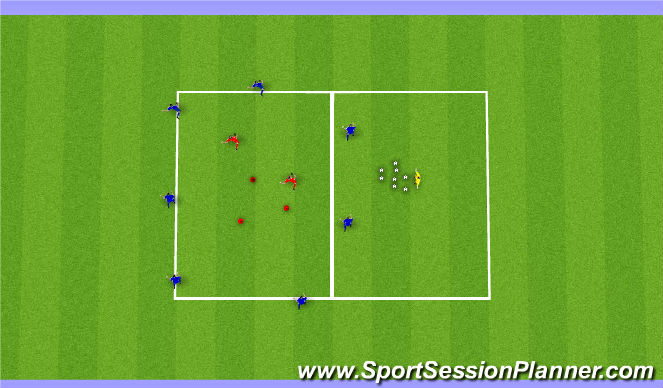 Football/Soccer Session Plan Drill (Colour): Screen 1