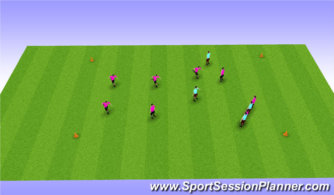 Football/Soccer Session Plan Drill (Colour): Screen 1