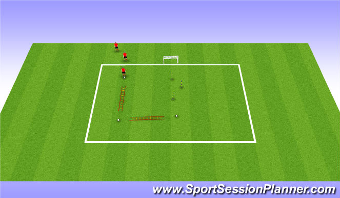 Football/Soccer Session Plan Drill (Colour): Screen 1