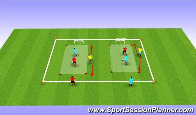 Football/Soccer Session Plan Drill (Colour): Screen 2