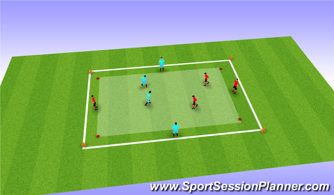 Football/Soccer Session Plan Drill (Colour): Screen 3