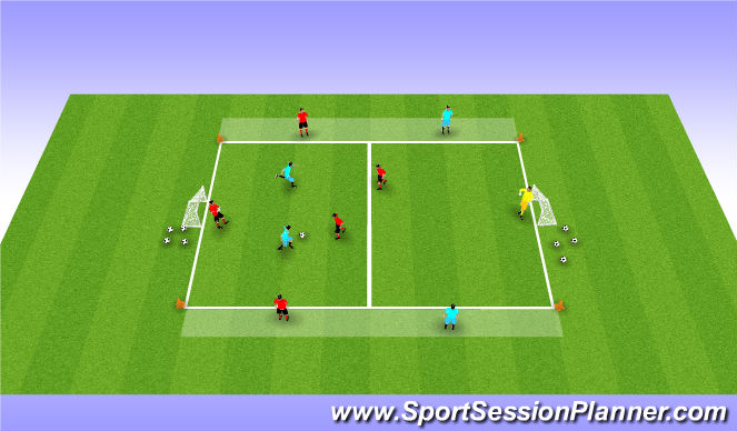 Football/Soccer Session Plan Drill (Colour): Screen 4