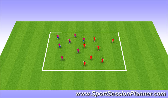 Football/Soccer Session Plan Drill (Colour): Cool Down