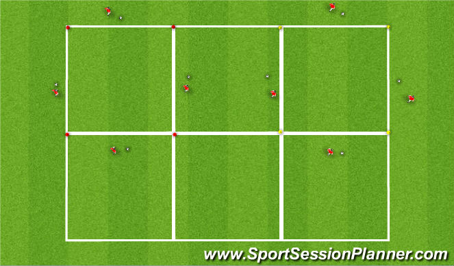 Football/Soccer Session Plan Drill (Colour): Dragging Individual