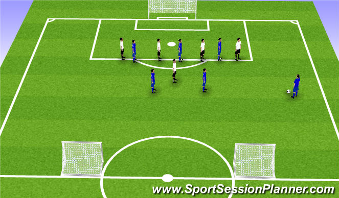 Football/Soccer Session Plan Drill (Colour): Screen 1