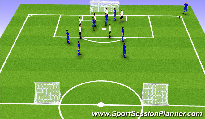 Football/Soccer Session Plan Drill (Colour): Screen 2