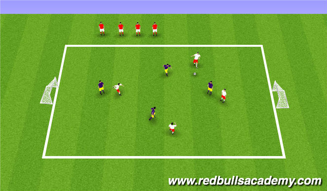 Football/Soccer Session Plan Drill (Colour): Small Sided Tournament - 4v4