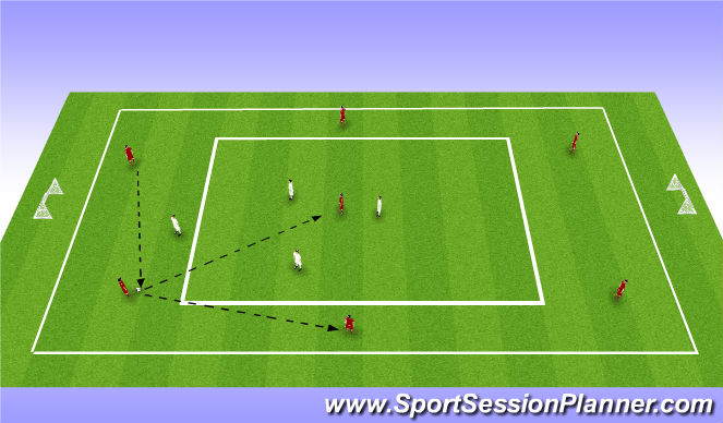 Football/Soccer Session Plan Drill (Colour): Screen 3