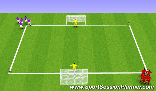 Football/Soccer Session Plan Drill (Colour): Screen 3