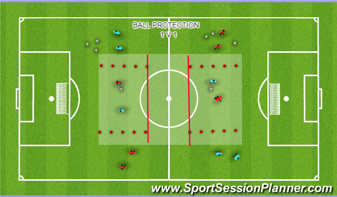 Football/Soccer Session Plan Drill (Colour): Screen 1