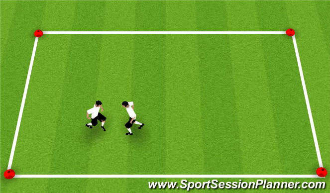 Football/Soccer Session Plan Drill (Colour): ABCs - Knee Boxing