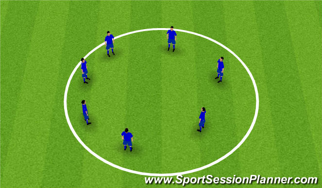 Football/Soccer Session Plan Drill (Colour): Passing Warm Up