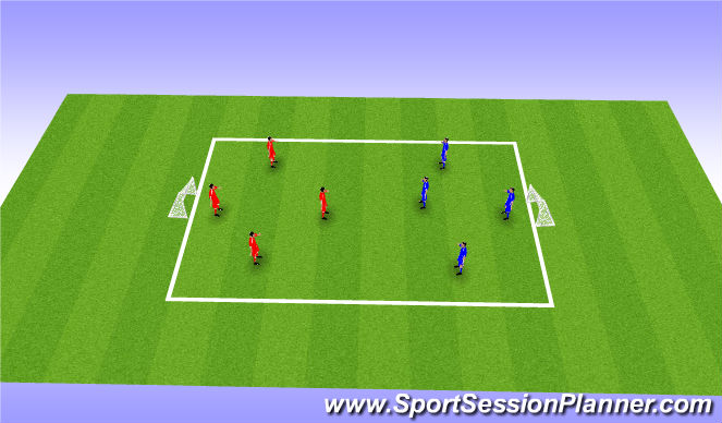 Football/Soccer Session Plan Drill (Colour): Game