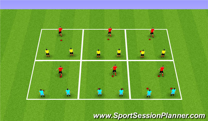 Football/Soccer Session Plan Drill (Colour): Screen 1