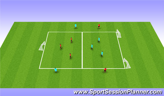 Football/Soccer Session Plan Drill (Colour): Screen 5