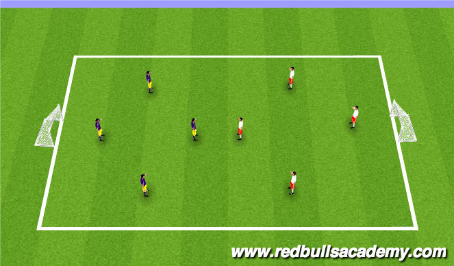 Football/Soccer Session Plan Drill (Colour): Free Play