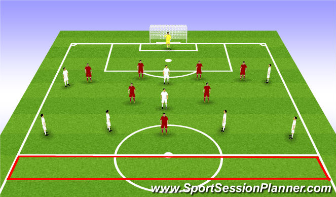 Football/Soccer Session Plan Drill (Colour): Screen 1