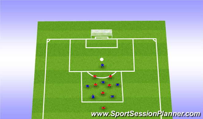 Football/Soccer Session Plan Drill (Colour): Arrival Activity