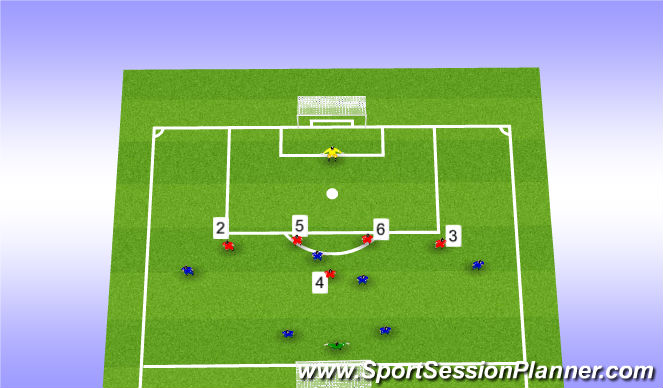 Football/Soccer Session Plan Drill (Colour): Screen 4