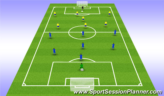 Football/Soccer Session Plan Drill (Colour): Tournament