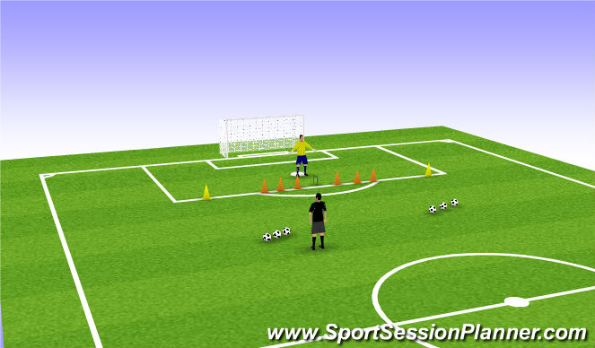 Football/Soccer Session Plan Drill (Colour): Screen 1