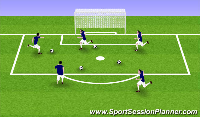 Football/Soccer Session Plan Drill (Colour): Screen 1