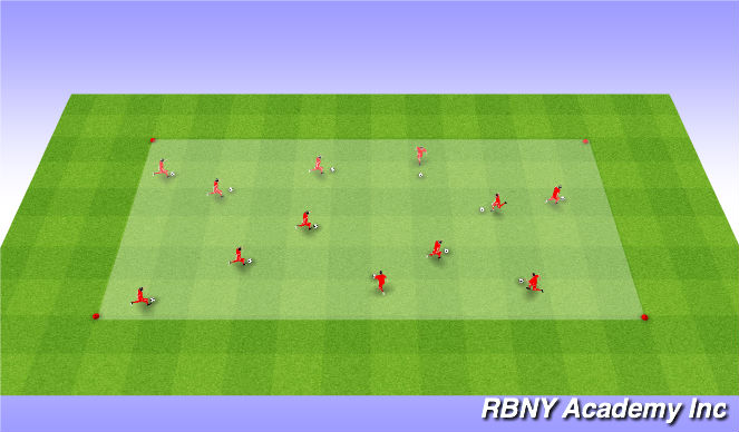 Football/Soccer Session Plan Drill (Colour): Introduction