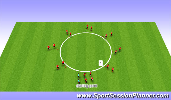 Football/Soccer Session Plan Drill (Colour): Screen 2